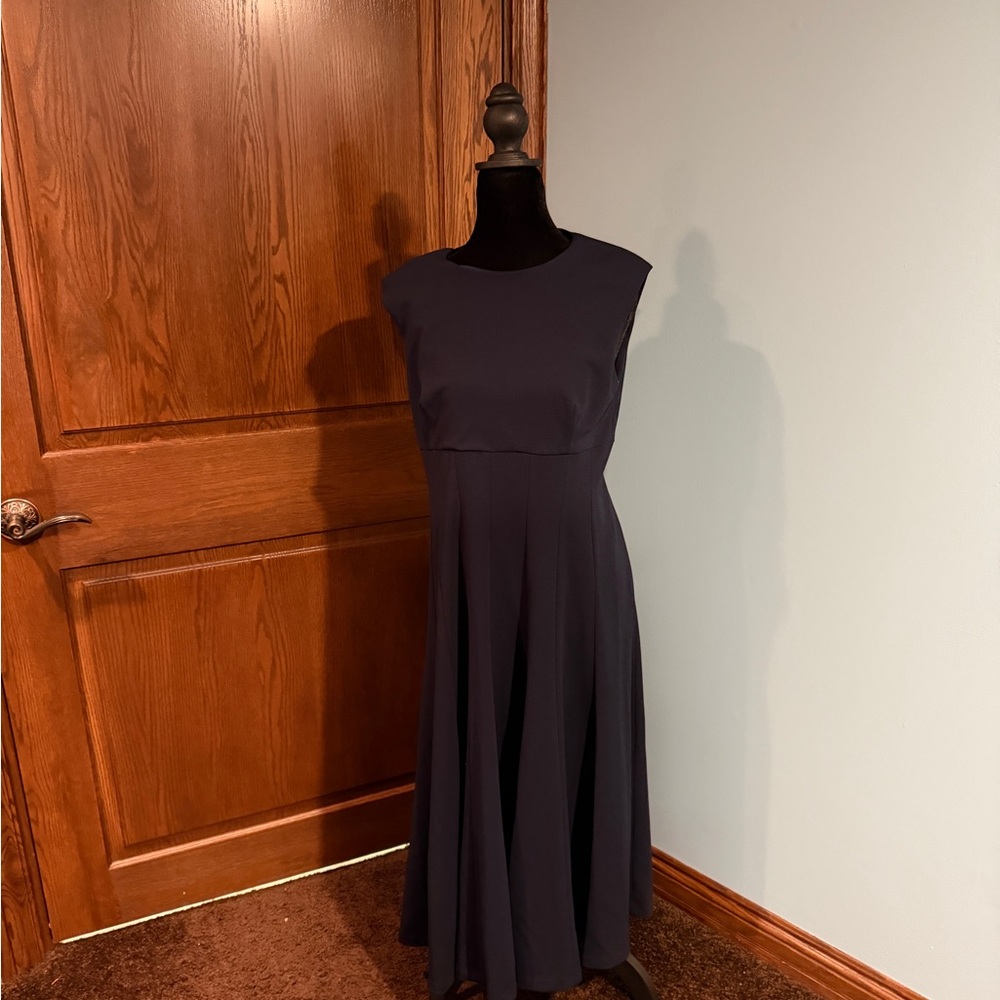 Calvin Klein Midnight Blue Midi Dress